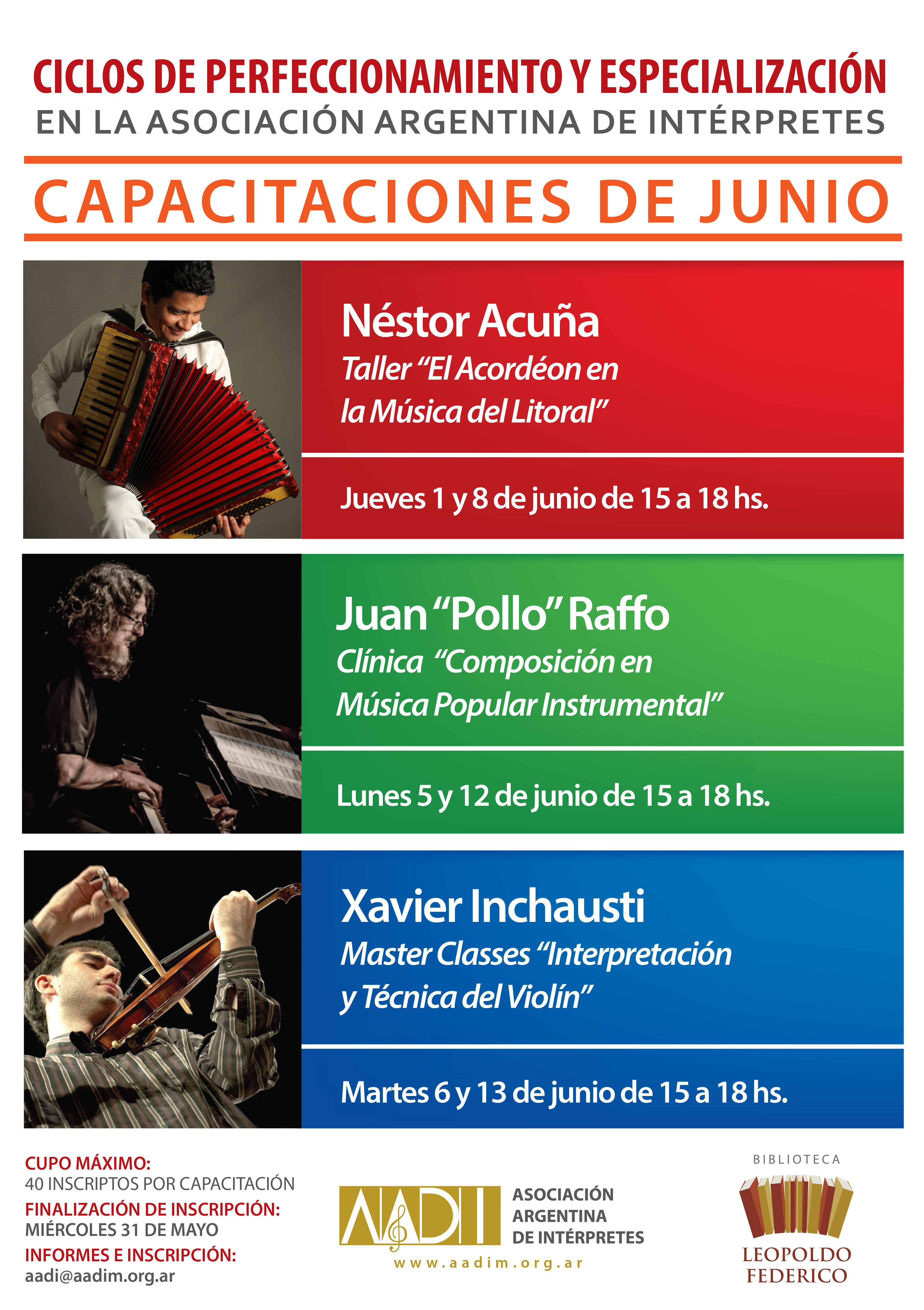 Clínica “Composición en Música Popular Instrumental”