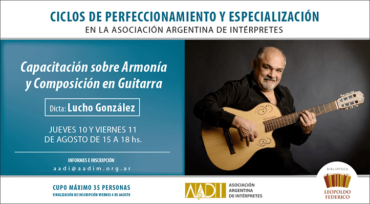 Capacitación sobre Armonía y Composición en Guitarra