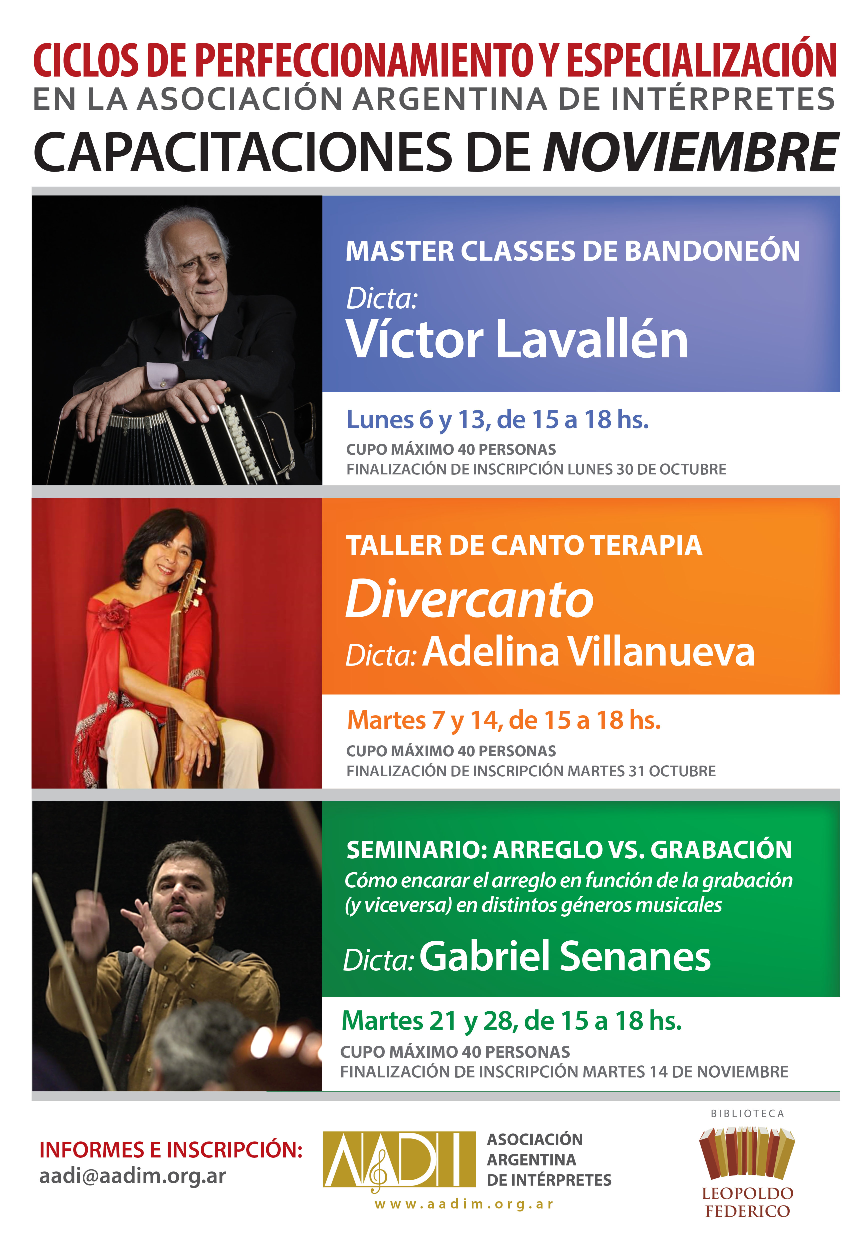 Master Classes de Bandoneón