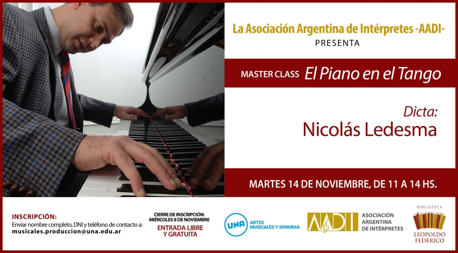 Master Class “El Piano en el Tango”