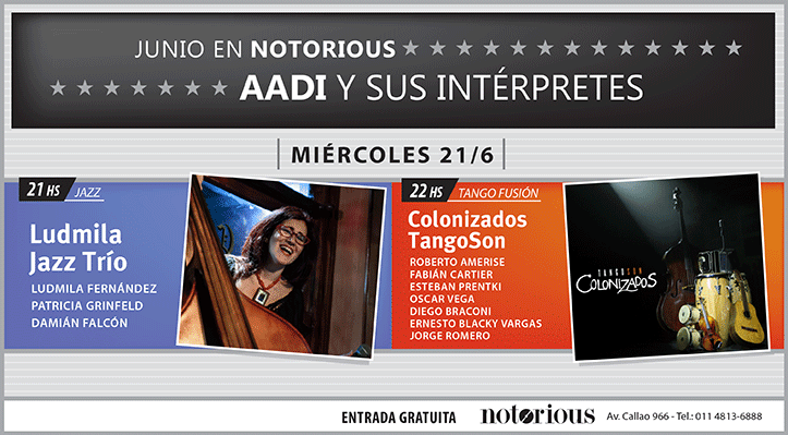 Ludmila Jazz Trío y Colonizados TangoSon