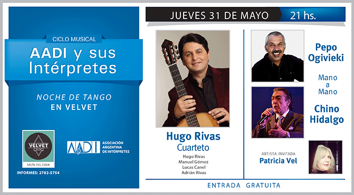 Hugo Rivas Cuartero - Pepo Ogivieki con Chino Hidalgo y Patricia Vel