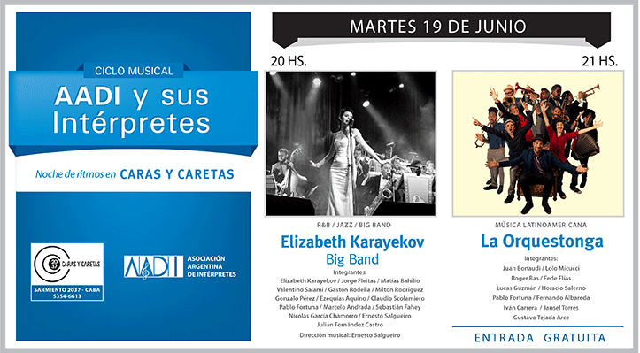 Elizabeth Karayekov Big Band - La Orquestonga