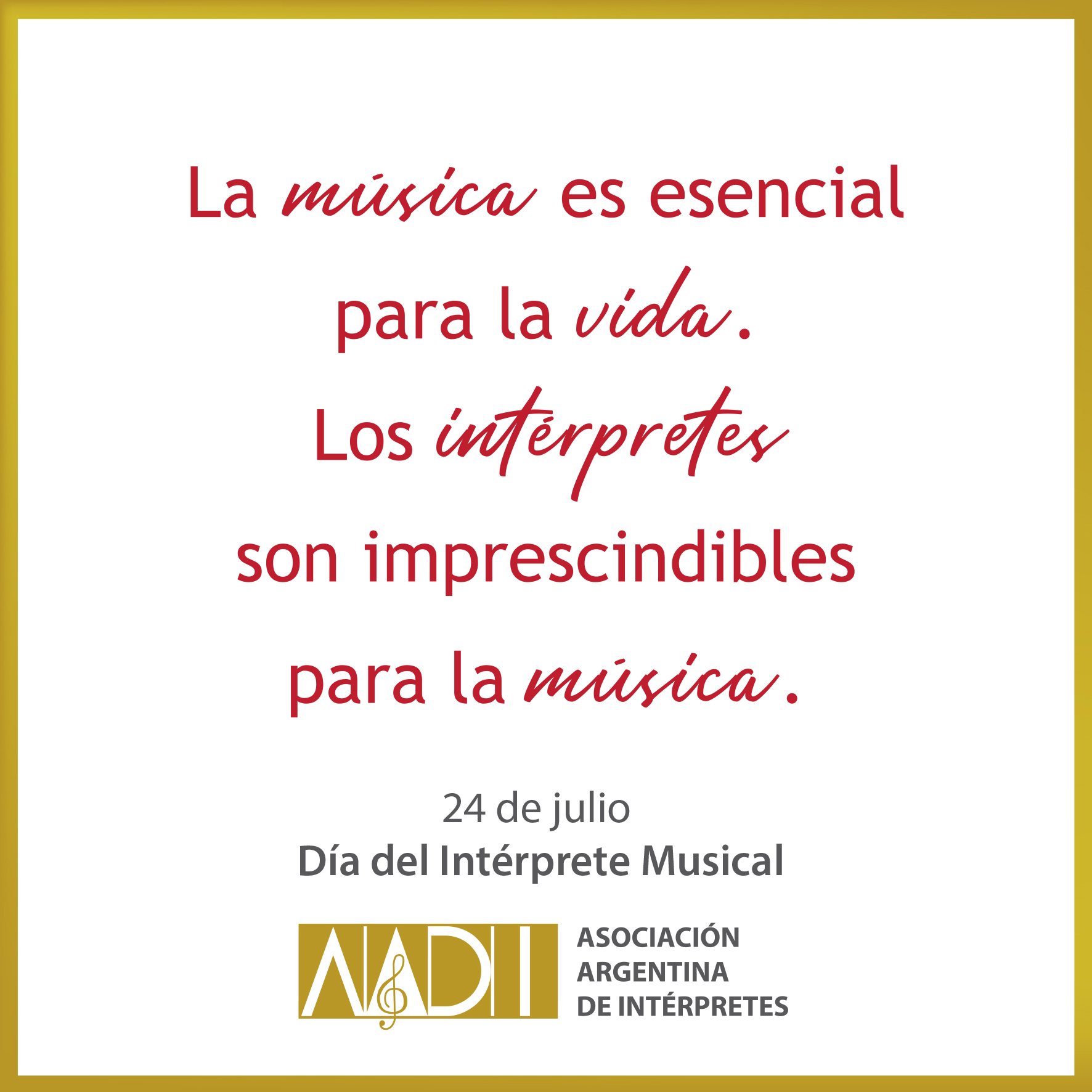 Día del Intérprete Musical