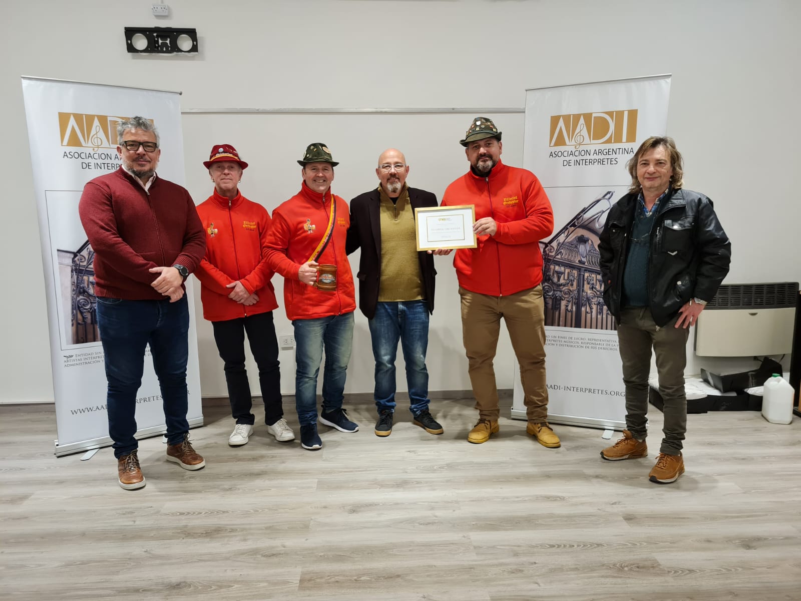 Reconocimiento a la trayectoria de la Zillertal Orchester