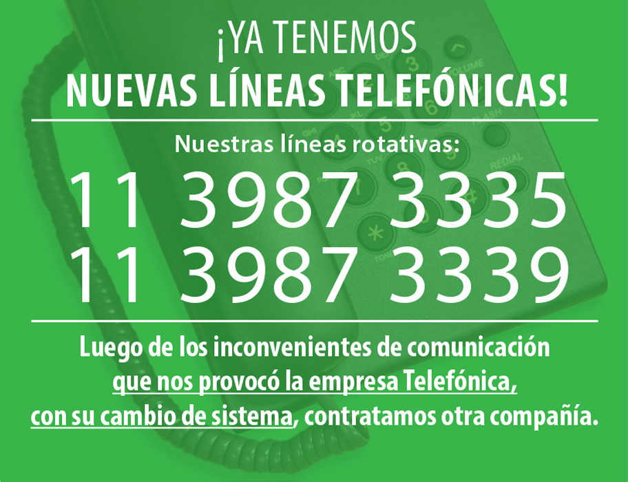 Nuevas líneas telefónicas