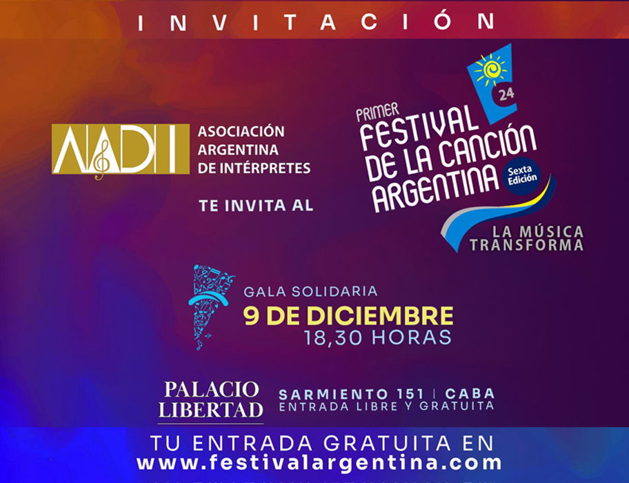 Primer Festival de la Canción - Sexta Edición 