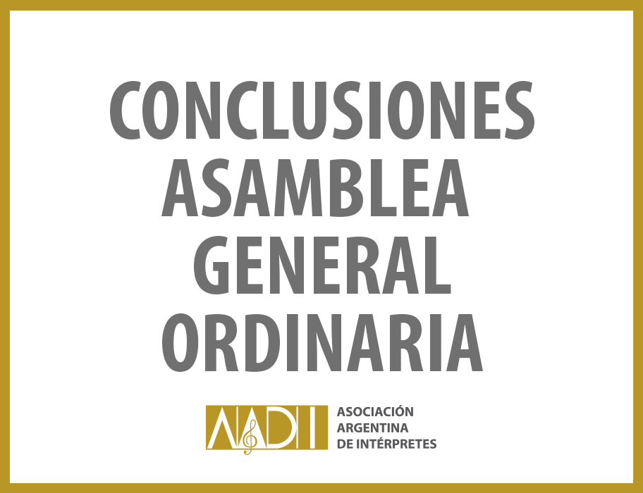 CONCLUSIONES ASAMBLEA GENERAL ORDINARIA 29/04/2025