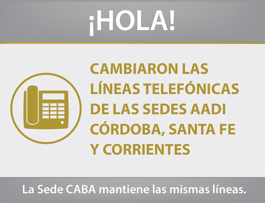 NUEVAS LINEAS TELEFONICAS - SEDE CORDOBA, SANTA FE Y CORRIENTES